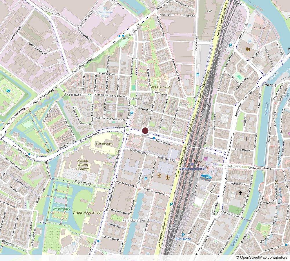 Kaart met de locatie van Bakkerij Bahar
